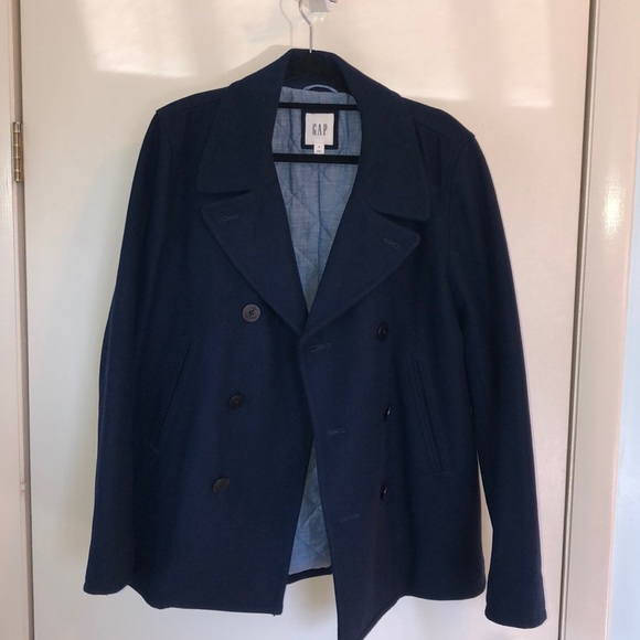 Gap Men’s Navy Peacoat - Picture 2 of 5